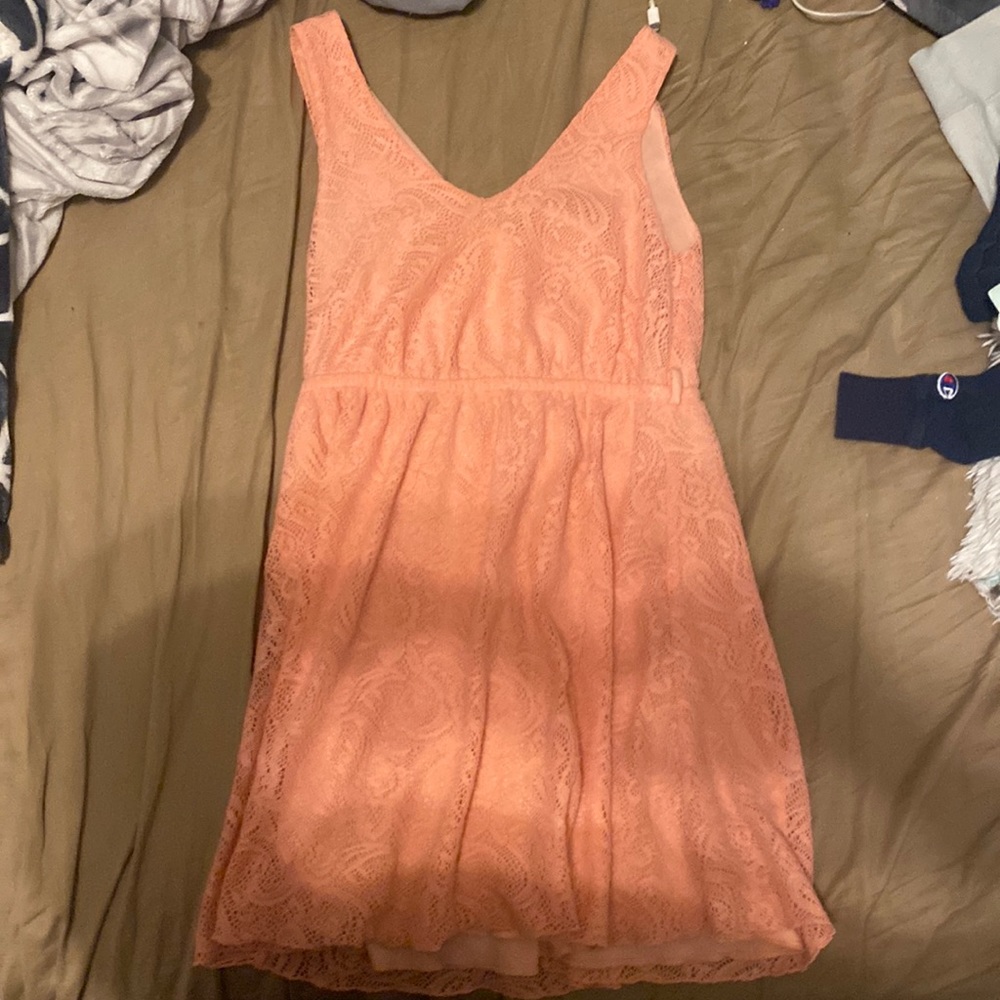 Peach Dress Rue21 Small